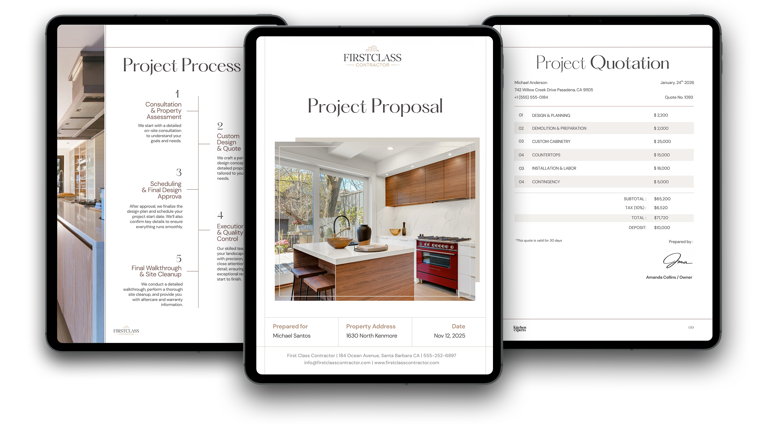 Professional Proposal Template Preview